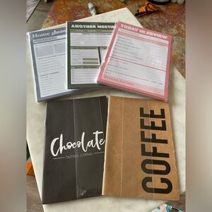 NEW - Collection of 5 Misc. Notepads and Journals